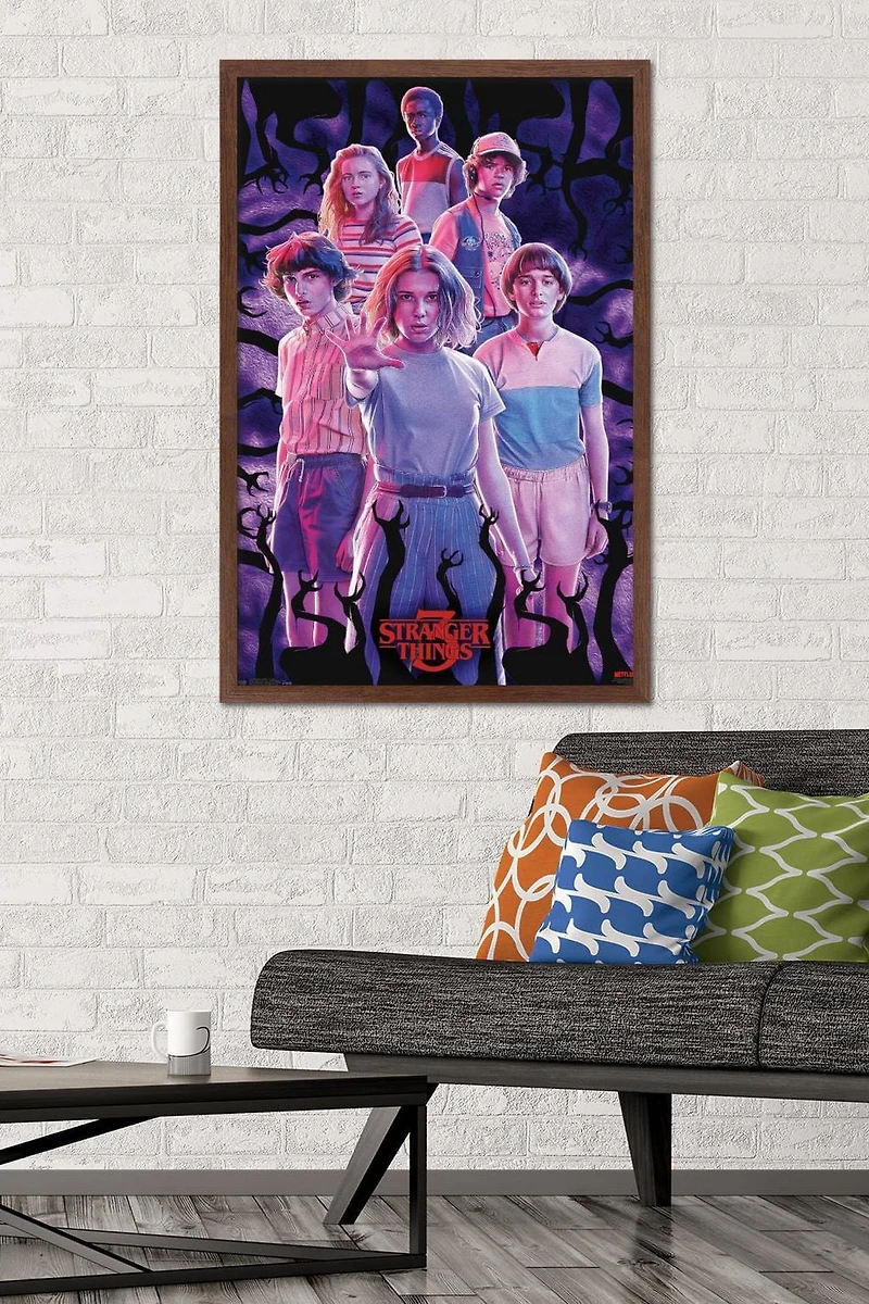 Netflix Stranger Things: Season 3 - Group Wall Poster, 14.725" x 22.375"