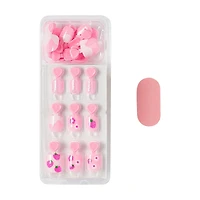 KISS imPRESS Kids - Berry Cute, Pink, Squoval, Kids Nails