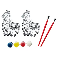 Façons de célébrer suncatcher kit de peinture en forme d'alpaga suncatcher pour la décoration de fenêtre