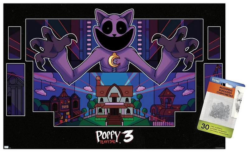 Poppy Playtime: Chapter 3 - Strings Wall Poster, 22.375" x 34"