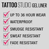 Maybelline New York Tattoo Studio® Eye Liner, 8 long lasting shades