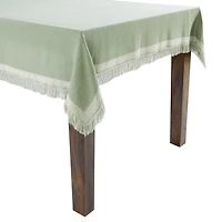 Mainstays Global Table Throw - 50" x 50" - Green - 100% Cotton
