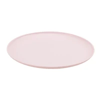 Assiette en plastique rose clair Mainstays, 10,5 pouces 1pièce