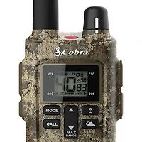 Cobra RX380TTC Walkie Talkie - Rugged Water Resistant and up to 32-Mile Range - 2-Pack, Weather-Resistant