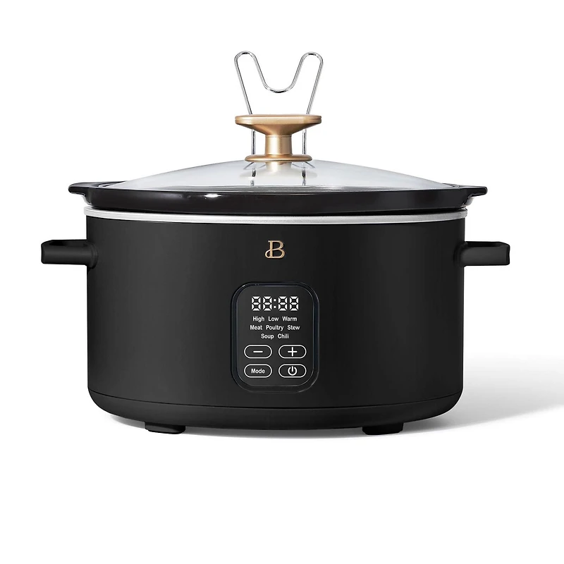Beautiful Programmable 6-Quart Slow Cooker by Drew Barrymore, Pro 6Qt Slow Cooker