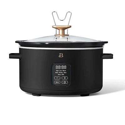 Beautiful Programmable 6-Quart Slow Cooker by Drew Barrymore, Pro 6Qt Slow Cooker