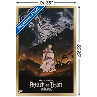Attack on Titan: Season 4 - Key Visual 1 Wall Poster, 22.375" x 34"