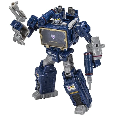 Transformers Generations Legacy, figurine Soundwave classe Voyageur, pour enfants à partir de 8 ans, 17,5 cm