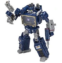 Transformers Generations Legacy, figurine Soundwave classe Voyageur, pour enfants à partir de 8 ans, 17,5 cm