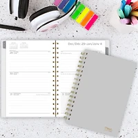 Agenda hebdomadaire Mead® 2026, petit format, gris glacier Agenda