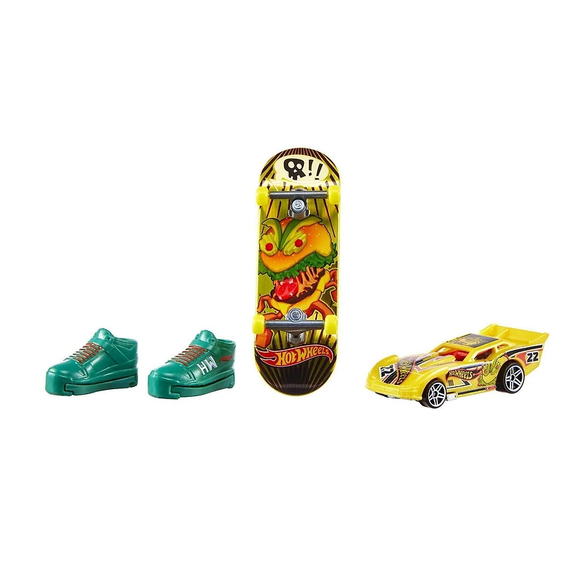 Hot Wheels Skate Coffret pour collectionneur, 1 planche, chauss.