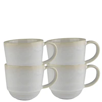 Mesa Ceramics Rondo Stoneware Mug 370ml Set of 4