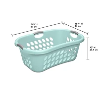 Panier à linge Sterilite de conception courbe en aqua 44 l
