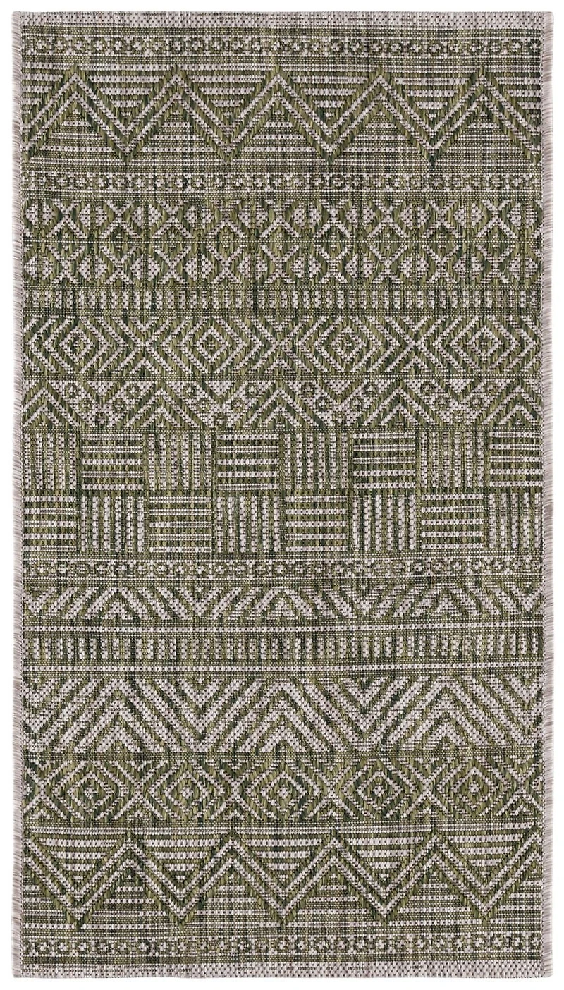 SAFAVIEH Courtyard Altan Chevron Indoor/Outdoor Area Rug