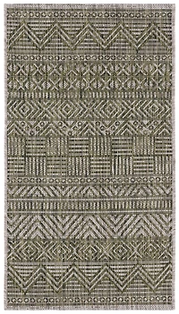 SAFAVIEH Courtyard Altan Chevron Indoor/Outdoor Area Rug
