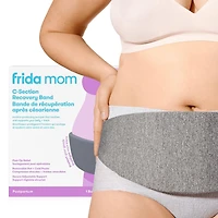 Frida Mom - Bande de récupération pour césarienne post-partum avec couche en tricot doux, protection d'incision post-opératoire, thérapie ciblée par le chaud et le froid Taille unique