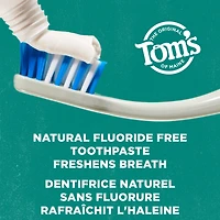 Tom’s of Maine Simply White Fluoride Free Toothpaste, Peppermint, 85mL