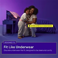 Rascals Night Pants, Absorbent Disposable Girls Nighttime Bedwetting Underwear, L (64-99 lbs), 34 Count, Night Pants