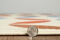 Tapis Capri Conrad os & bleu de 6 pi 5 po x 9 pi 3 po