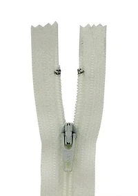 Costumakers General Purpose Closed-End Zipper 40 cm (15.75), Ivory, #2.5 Nylon Coil, 40 cm / 16"