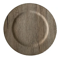 Assiettes de présentation faux bois de 33cm