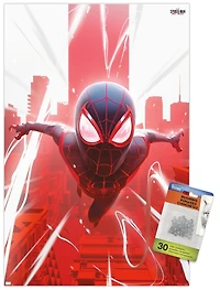 Marvel's Spider-Man: Miles Morales - Falling Wall Poster, 22.375" x 34"