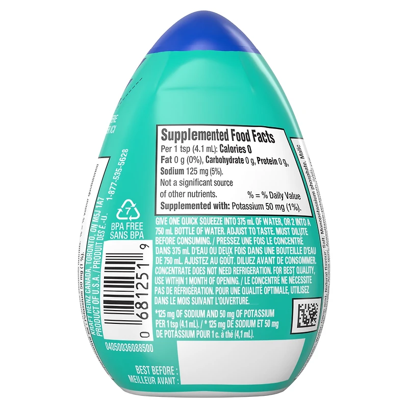 Mio Hydrate Arctic Grape Electrolyte Drink Mix, 48 ml Bottle, Liquids, MIO ARCTIC ELECTROLYTE 48ML