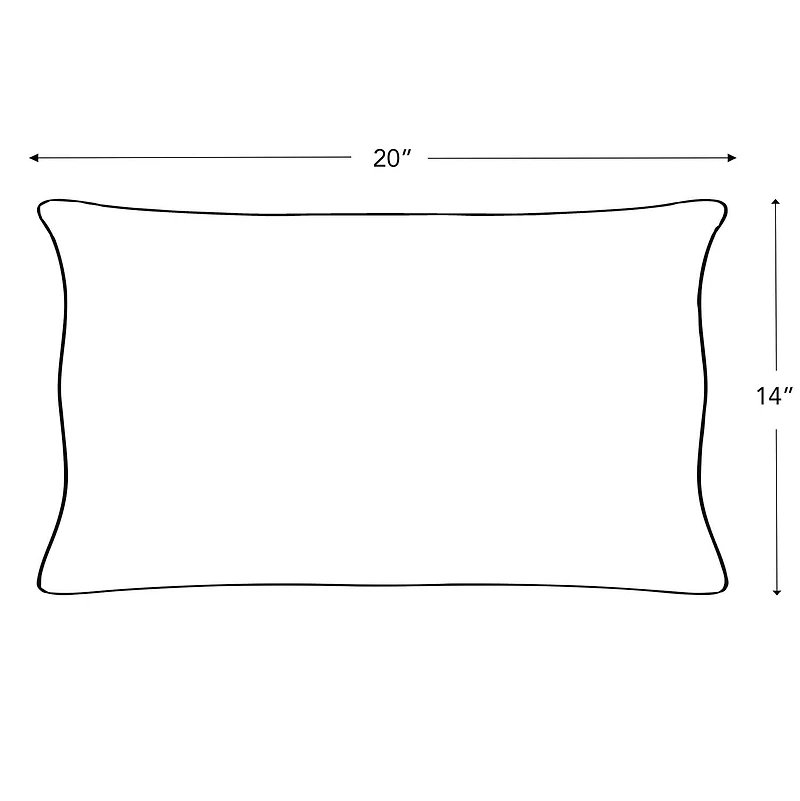 hometrends Simple and Beautiful Decorative Lumbar Pillow