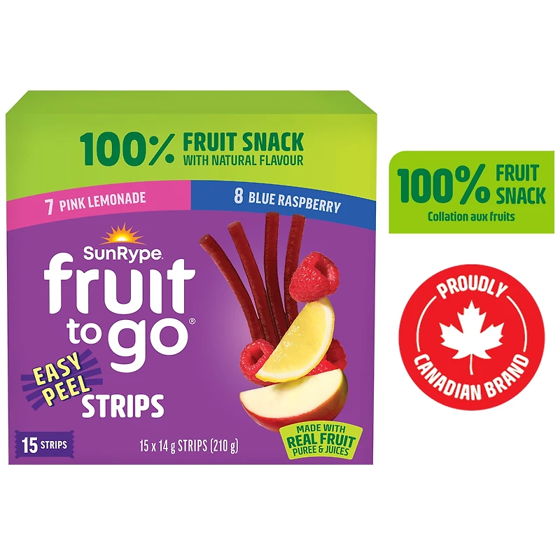 SunRype Fruit to Go Saveurs Amusantes Collation aux Fruits 100 %