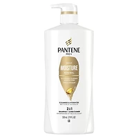 PANTENE PRO-V Daily Moisture Renewal 2 in 1 Shampoo + Conditioner, 17.9 oz/530mL