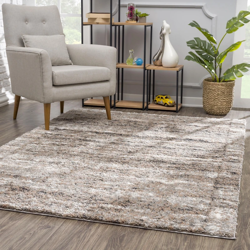 Rug Branch Retro Collection Tapis abstrait moderne