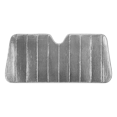 Auto Drive Heavy Duty Double Bubble Universal Fit Windshield Sun Shade, Car Windshield Sunshade