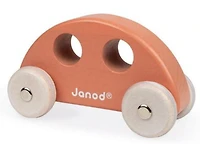 Janod - Sweet Cocoon - Push Along Vehicle - Made of wood - 18 months +, Toy Car
