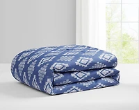 Mainstays Gaia Blue Geo Comforter Twin