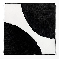 Mainstays MYOP Highway Black Coussin décoratif, Coussin à rayures