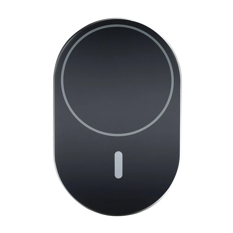 Powerology 15W MagSafe Compatible Metallic Vent Mount for iPhone - Black