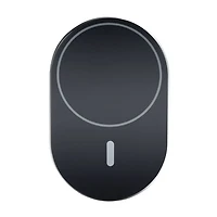 Powerology 15W MagSafe Compatible Metallic Vent Mount for iPhone - Black