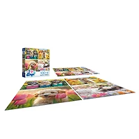 RoseArt - Snack Size 400-Piece - I Love Dogs - Adult Interlocking Puzzle