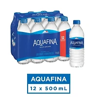Aquafina Eau Purifiée 12 x 500 mL, Bouteilles 12x500ml