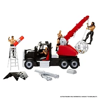 WWE Wrekkin Véhicule Rampage Rig, Wrekkin Ball, 11 éléments fracass.