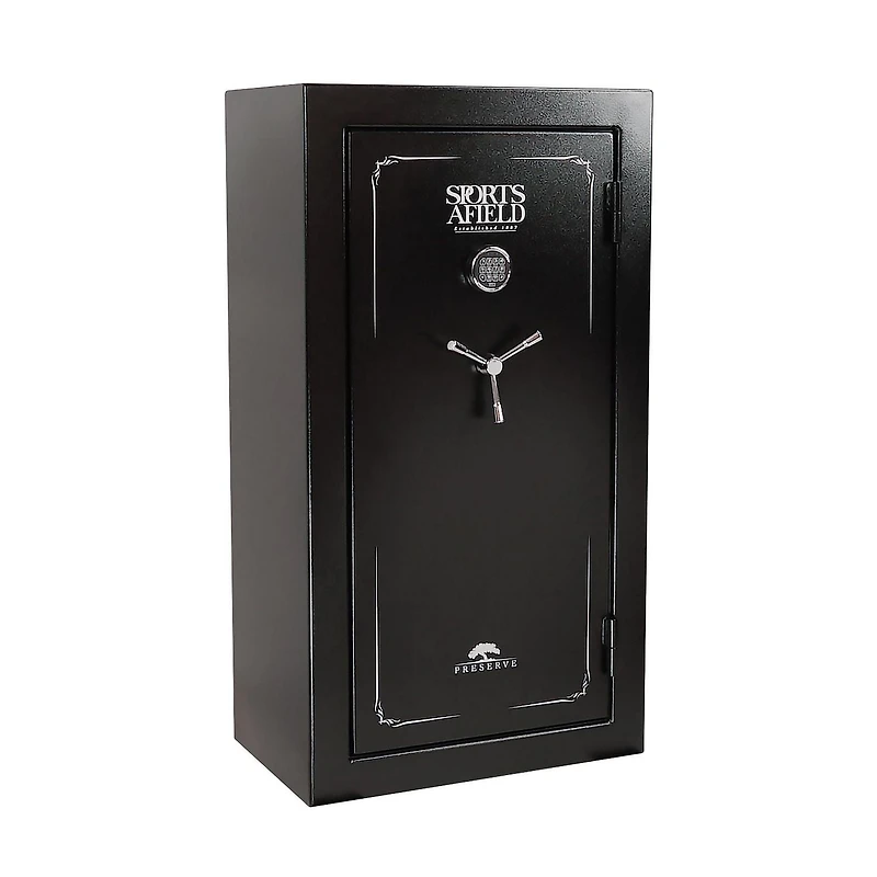 Preserve Series 59" Tall Gun Storage Safe With Electronic Lock & Triple Seal Protection (32 Gun Capacity), Lifetime Warranty Safe