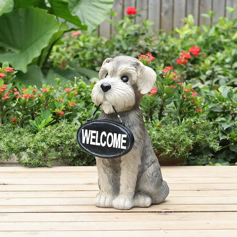 Welcome Dog Garden Ornament, Welcome Dog Garden Statue