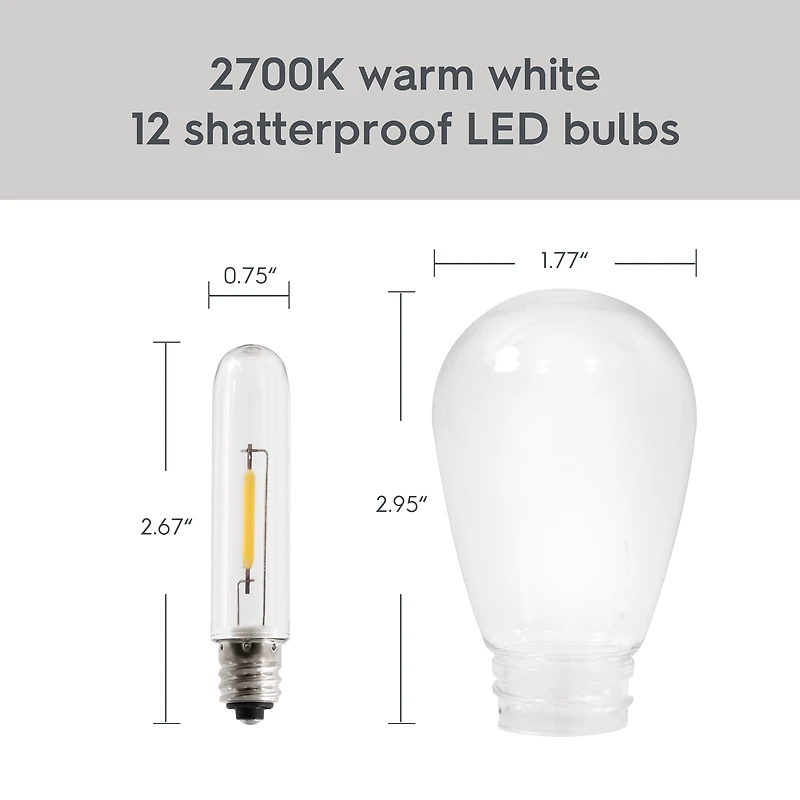 Guirlande lumineuse à DEL Edison 10 fils Better Homes & Gardens, 120 V, à brancher