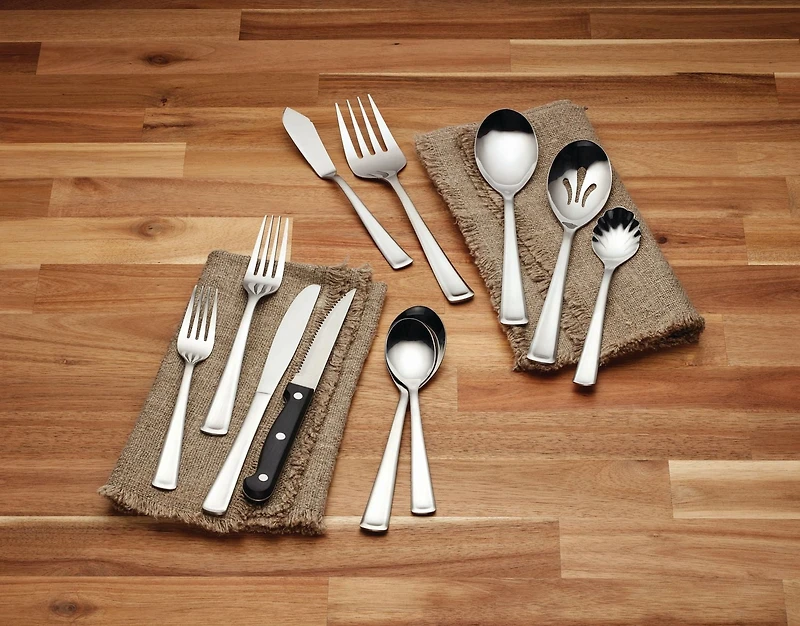 Cambridge Anita Mirror 48 Piece Flatware Set, 48 Piece Set