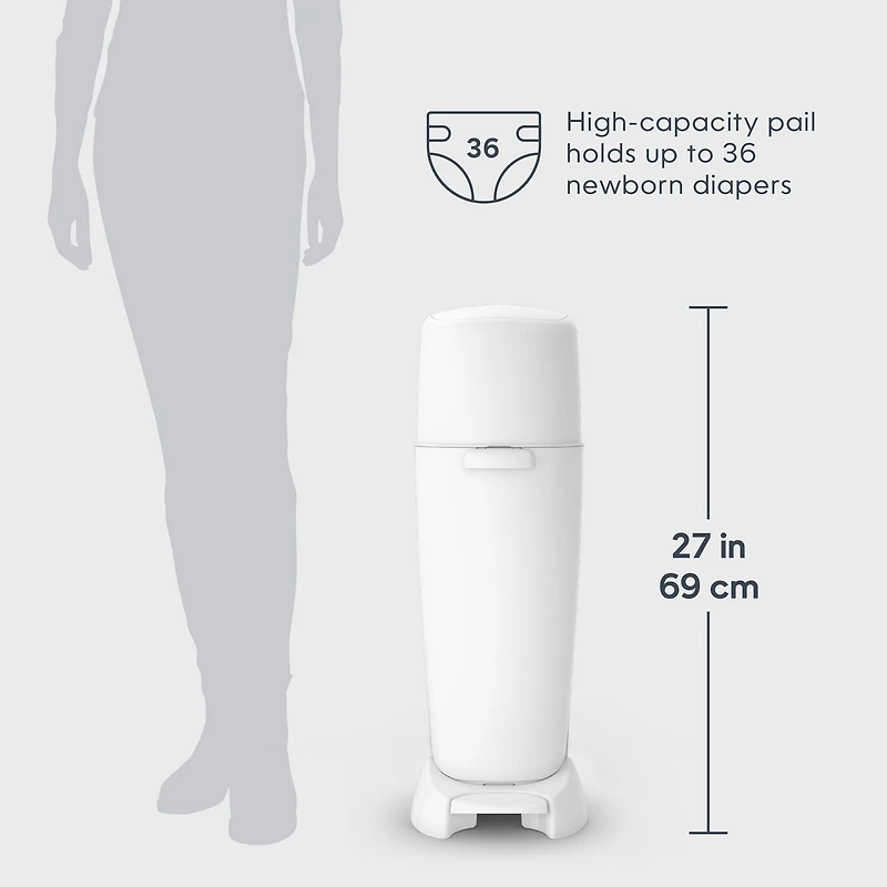 Poubelle à couches Diaper Genie Elite