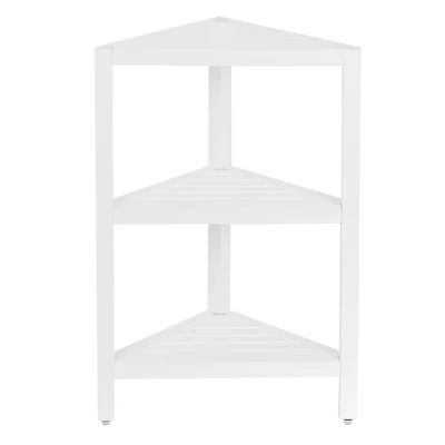 Era Borneo Tour de bain à trois niveaux étagères, blanc 15.87x24.45po