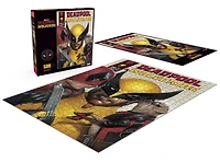 Buffalo Games Entertainment Marvel's Deadpool Livre de Bandes Dessinées Puzzle en Bois Interlock de 500 Pièces pour Adultes de 14 Ans et Plus