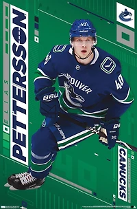 NHL Vancouver Canucks - Elias Pettersson 19 Wall Poster, 22.375" x 34"