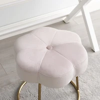 Sabine Accent Vanity Stool, Pink