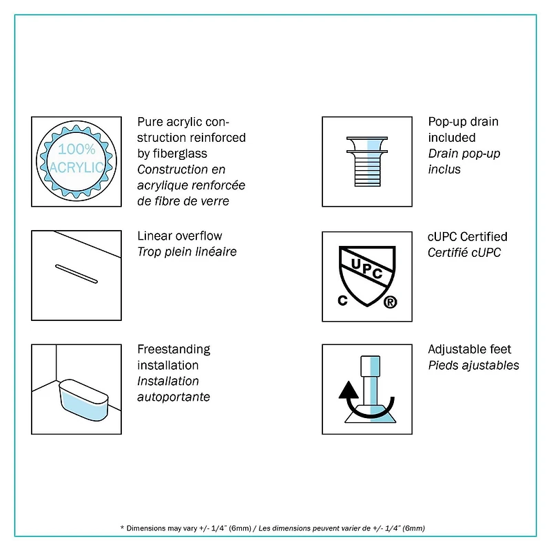 A&E Bain et Douche Tundra-BLK